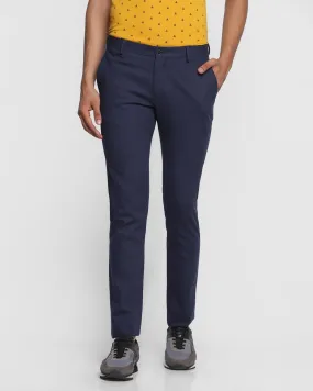 Slim Fit B-91 Casual Navy Solid Khakis - Canopus