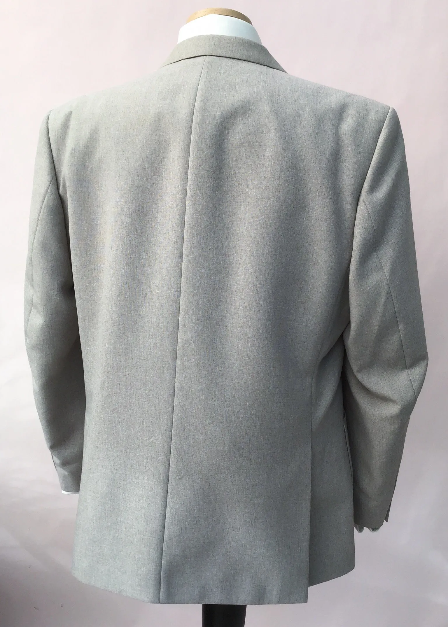 1970s Men's Vintage Grey Blazer Sports Jacket 44R