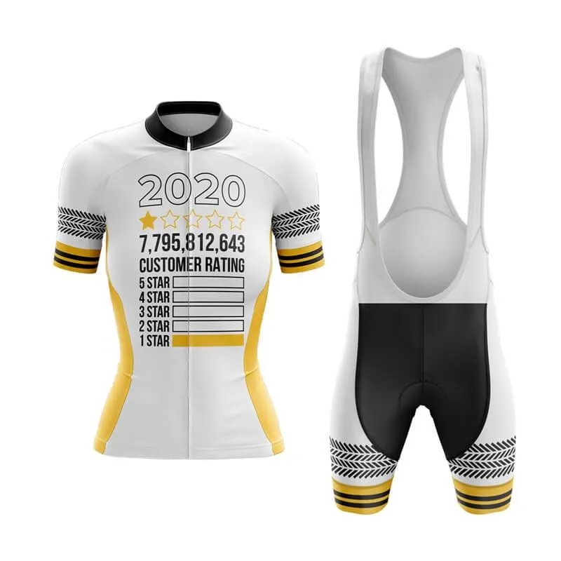 2020 1 Star Club Cycling Kit (V2) (White)