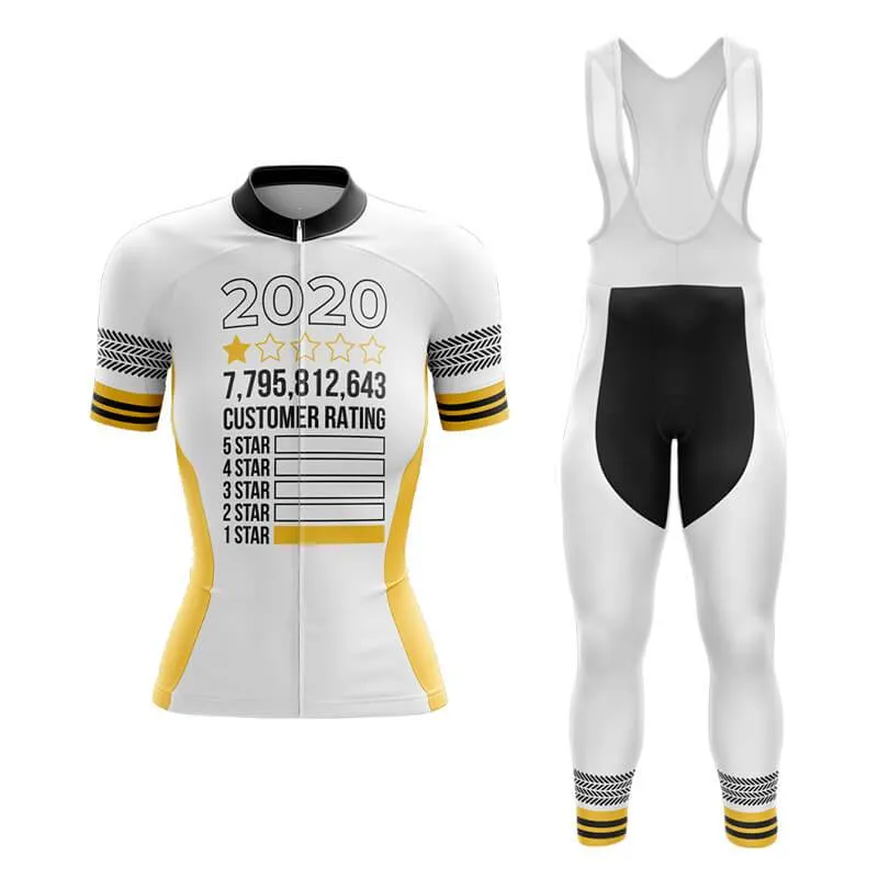 2020 1 Star Club Cycling Kit (V2) (White)