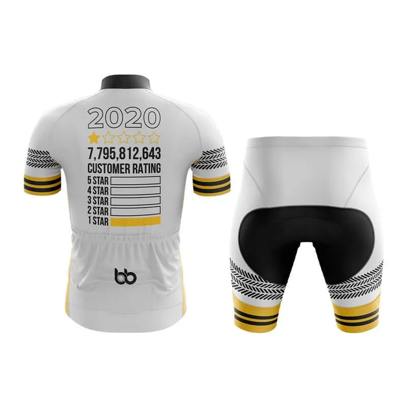 2020 1 Star Club Cycling Kit (V2) (White)