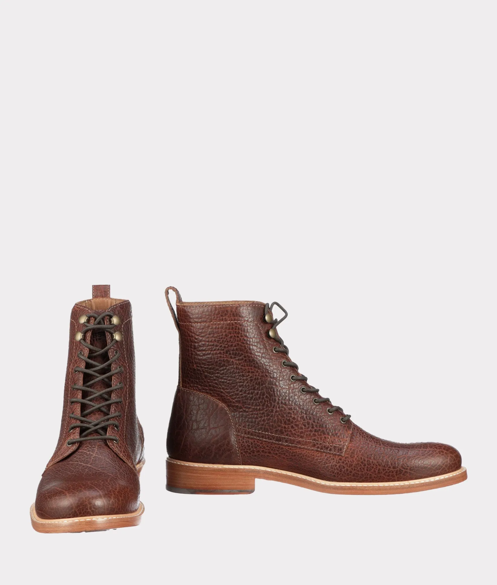 6" Lace Up Derby Boot :: Whiskey