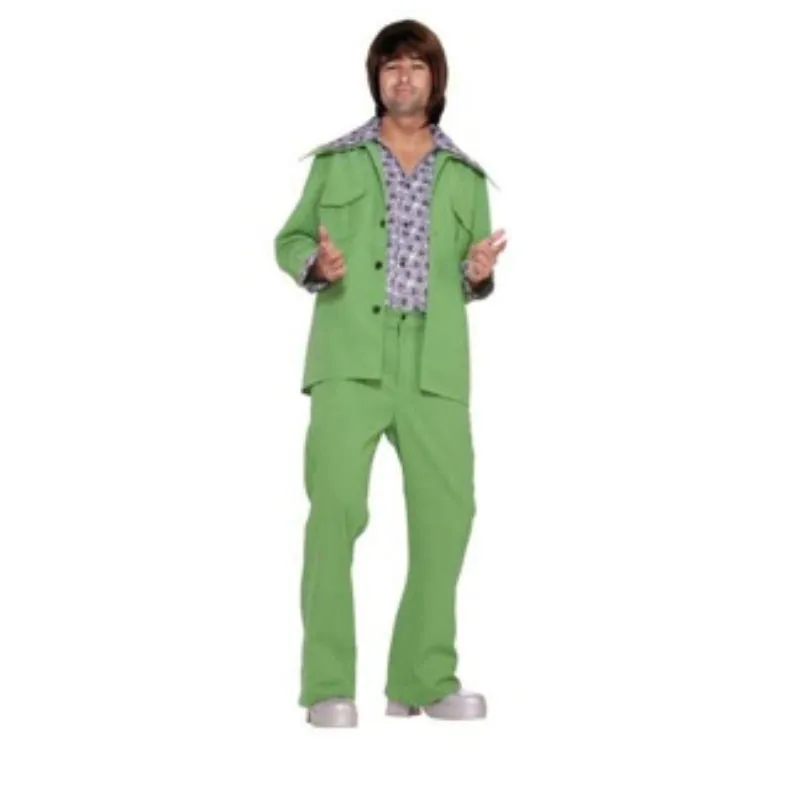 70s Leisure Suit Green