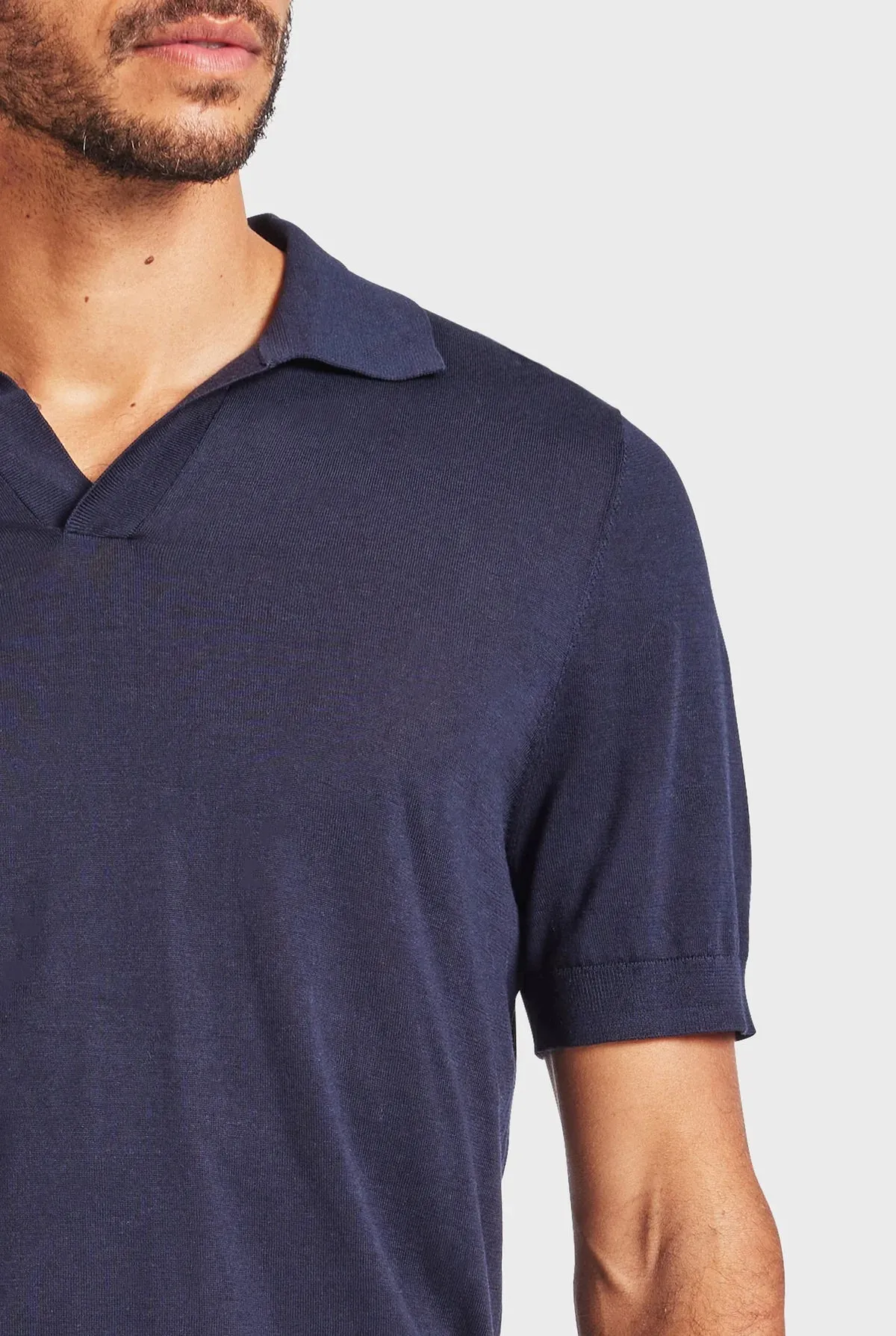 ACADEMY BRAND - Irvine Knit Polo - Navy