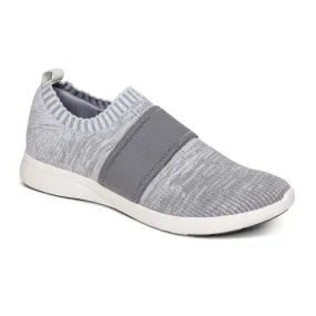 Aetrex Demi Slip On Sneaker (Women) - Grey