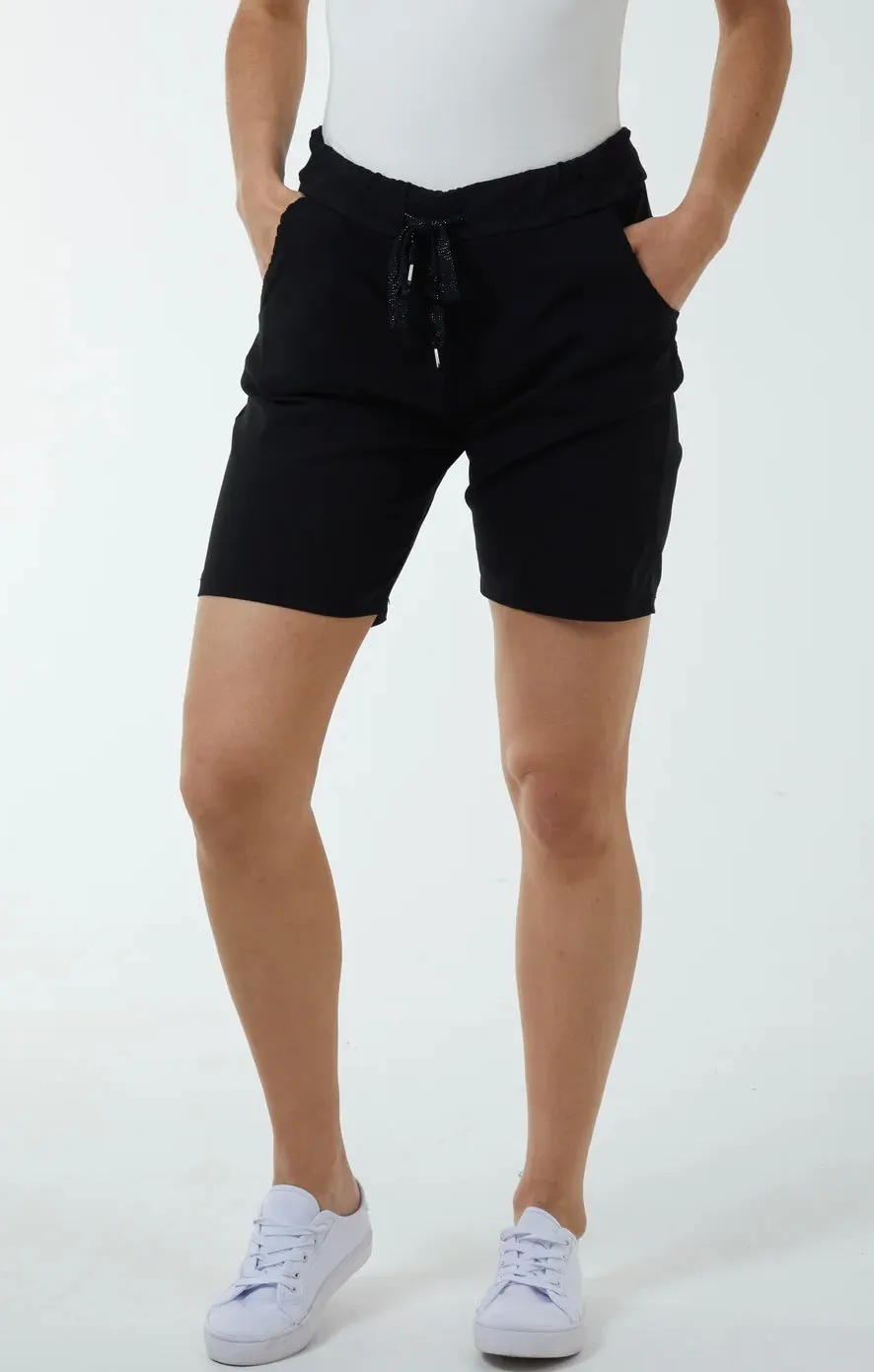 Amelia Plain Magic Stretchy Shorts (10 Colours)