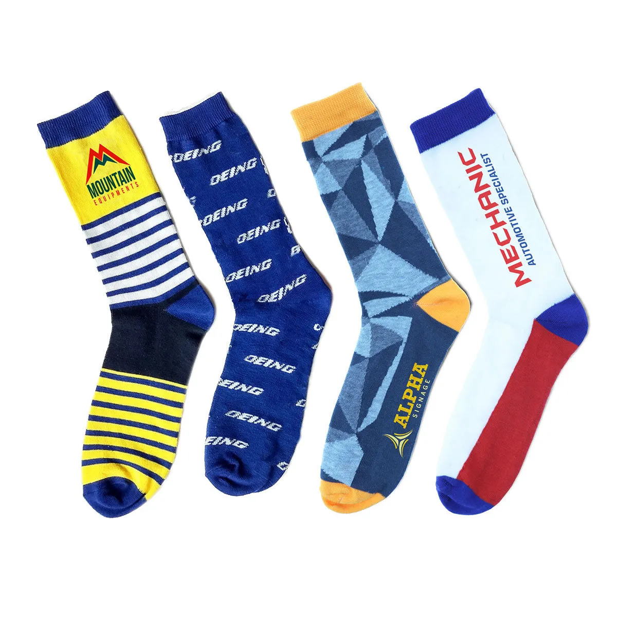 Antimicrobial Jacquard Socks