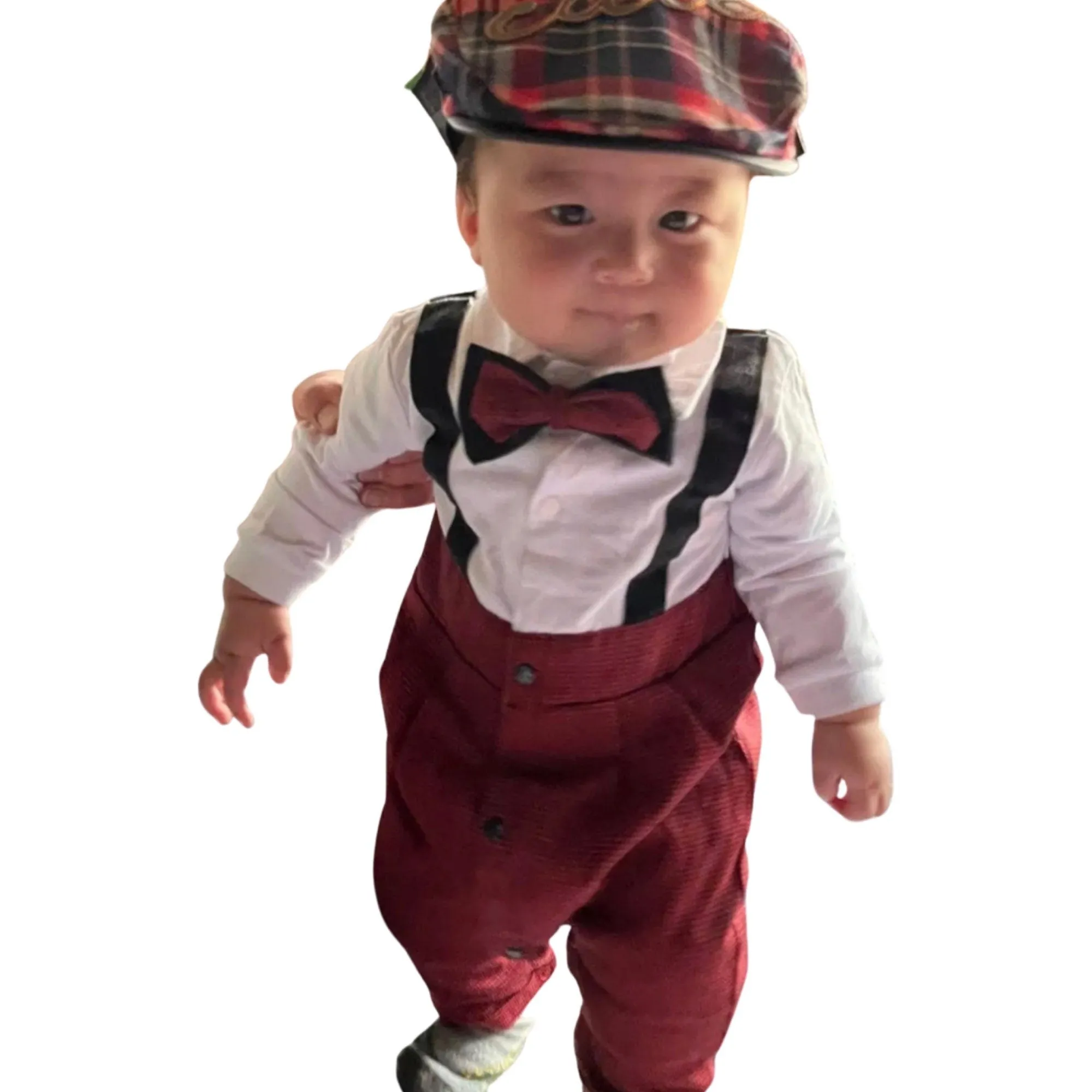 Baby Boy Suit Set with Tie and Waistcoat