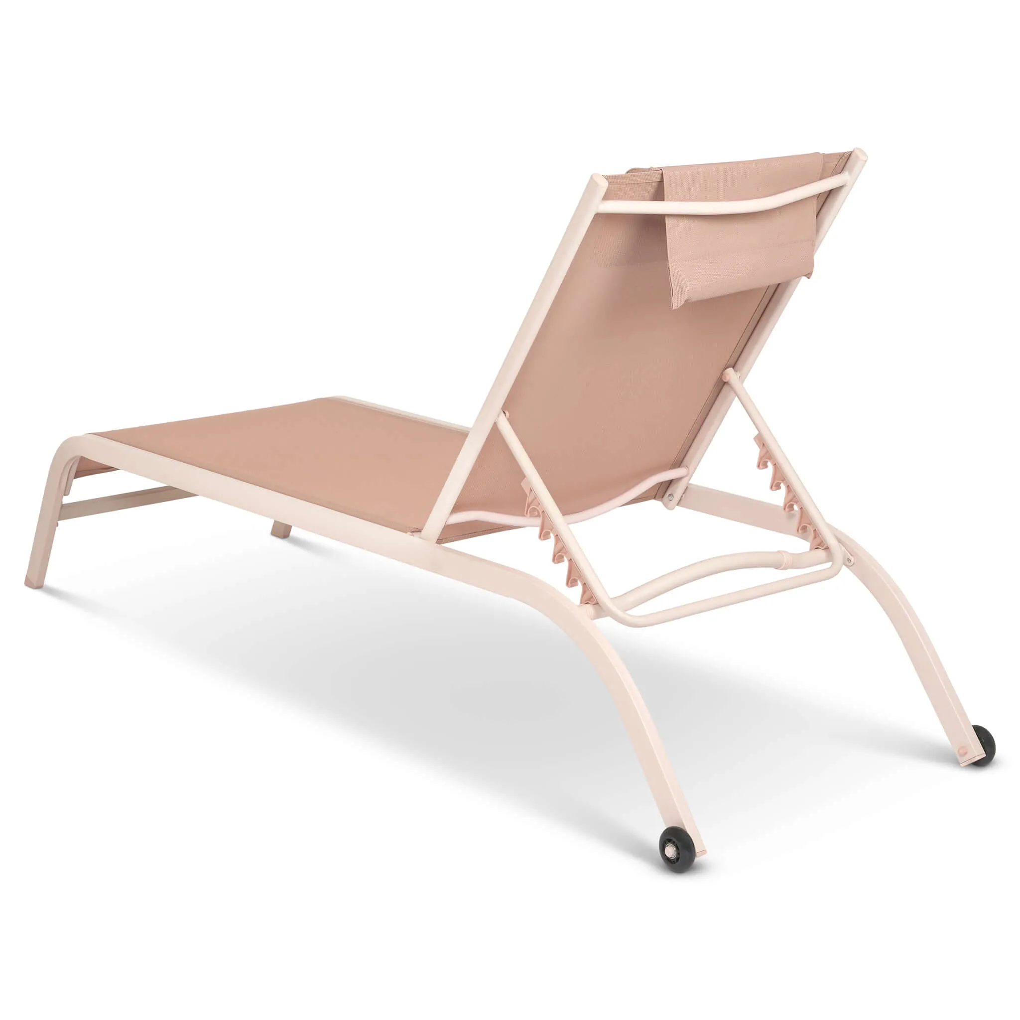 Bali Metal Sun Lounger Rose Gold Set of 2