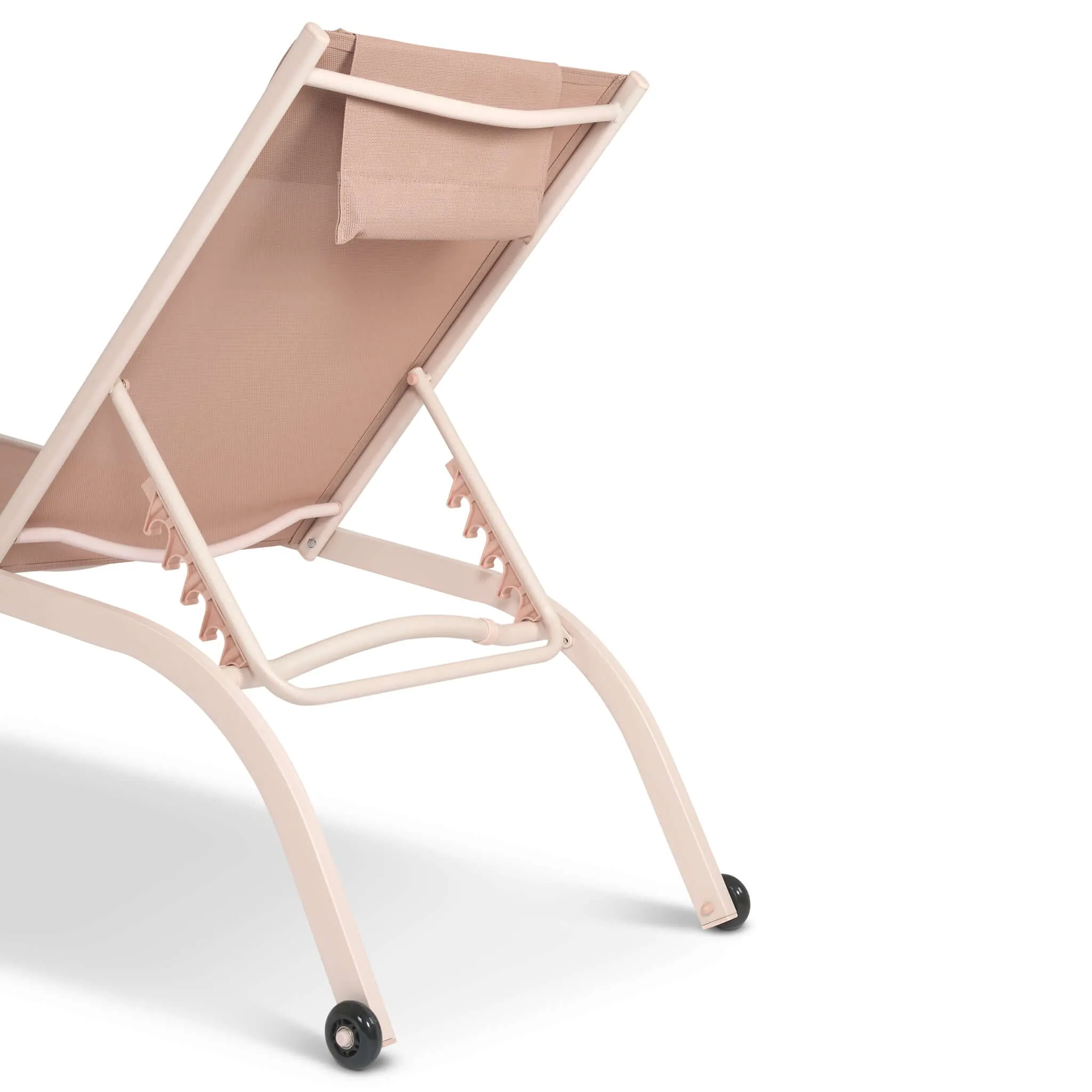 Bali Metal Sun Lounger Rose Gold Set of 2