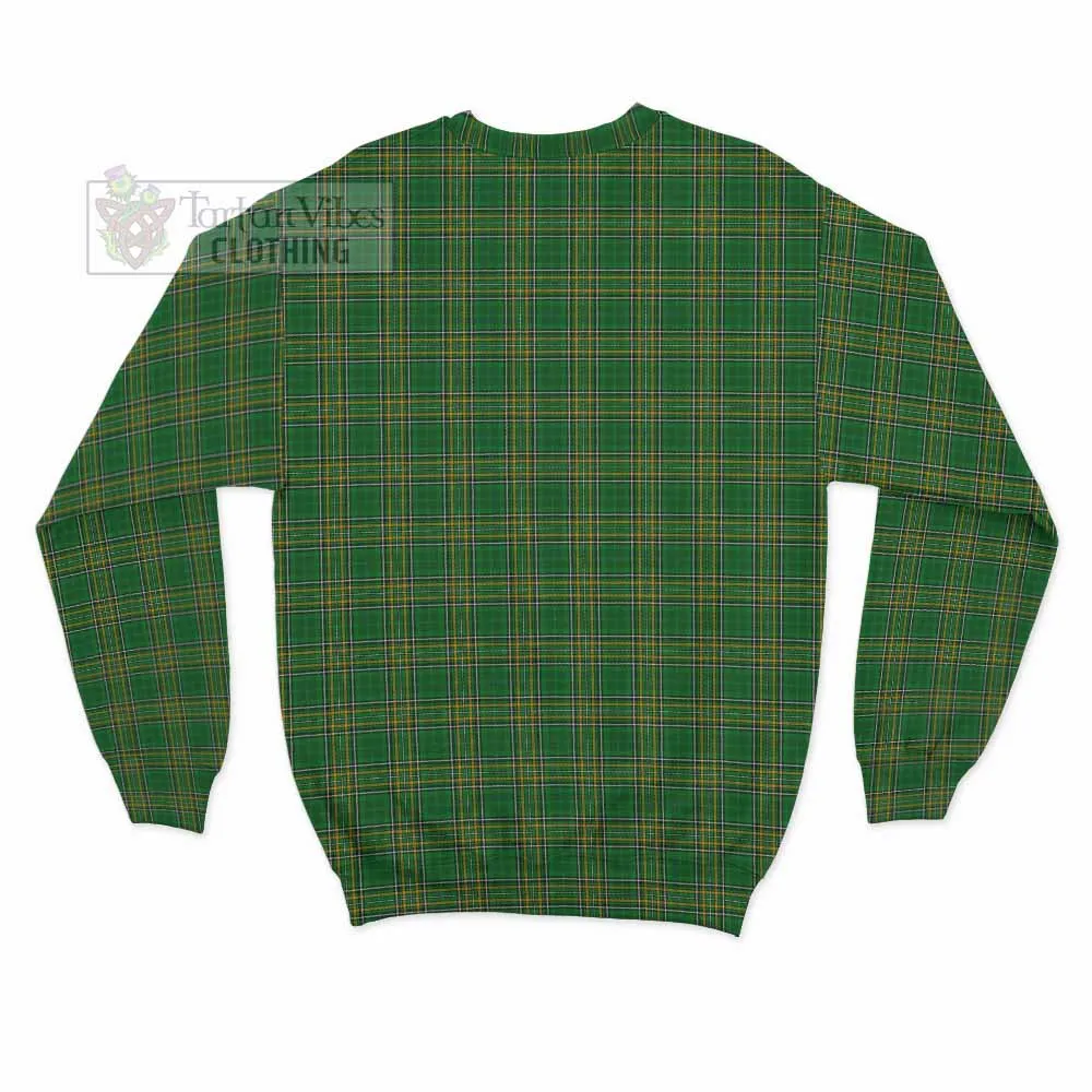 Ballet Irish Clan Tartan Sweatshirt with Coat of Arms