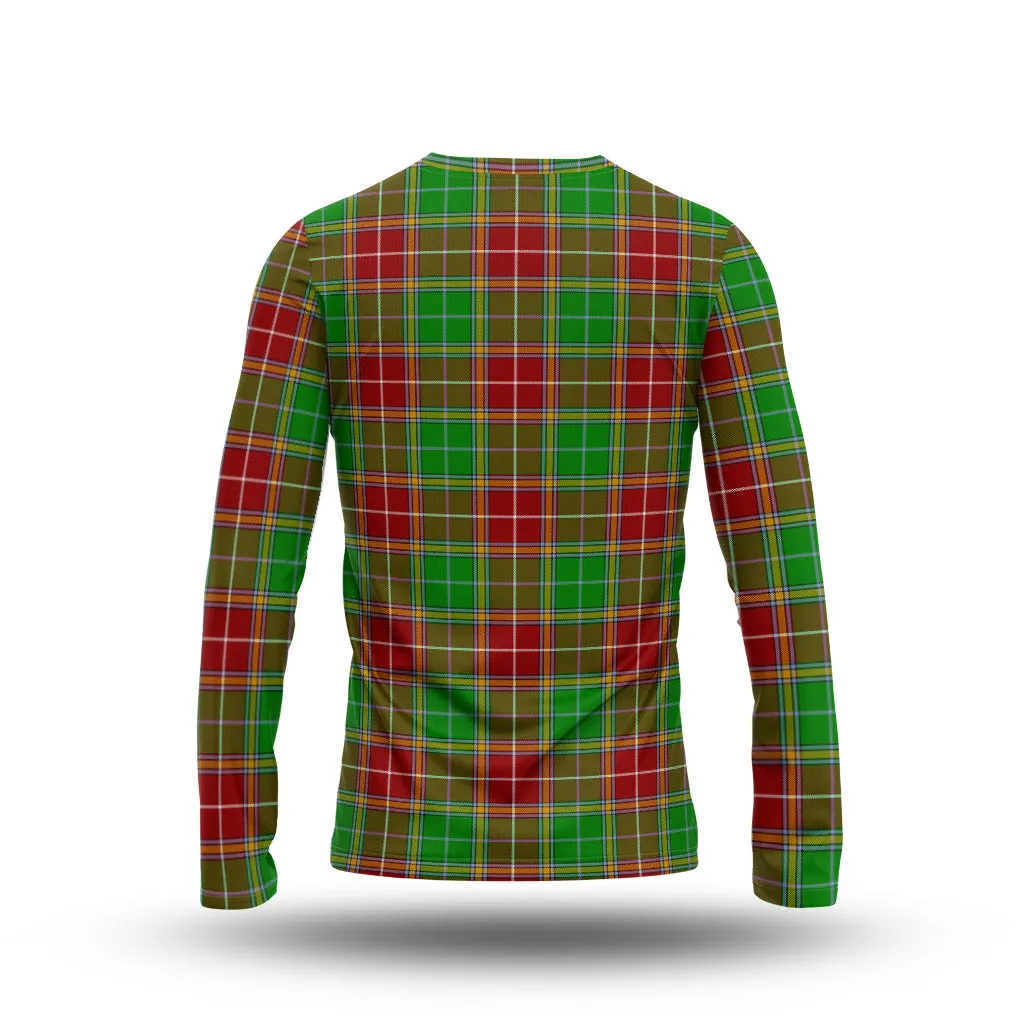 Baxter Modern Tartan Long Sleeve T-Shirt with Family Crest