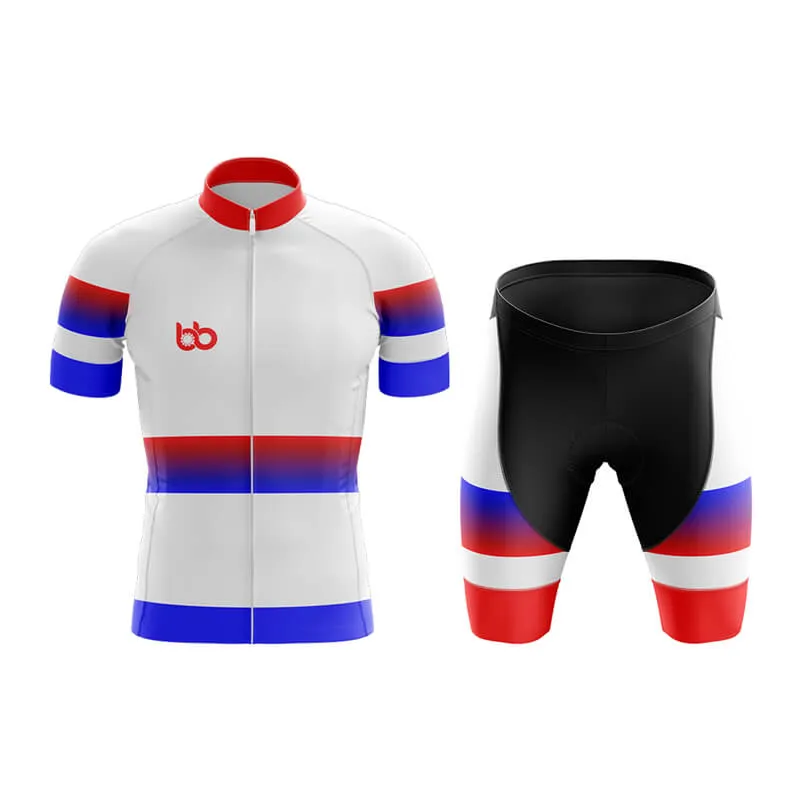 BB Gradient Club Cycling Kit (Red-Blue)