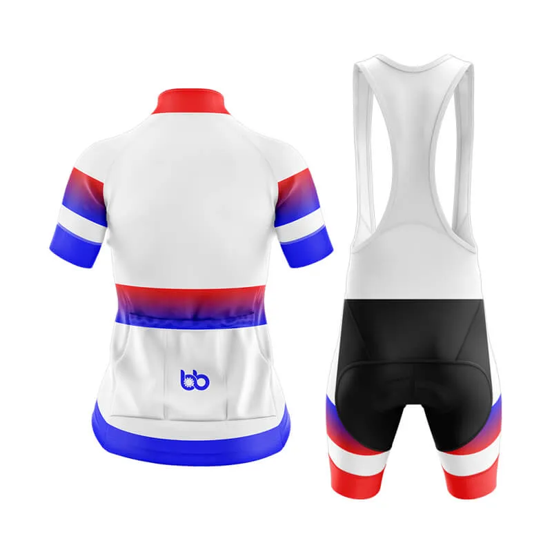 BB Gradient Club Cycling Kit (Red-Blue)