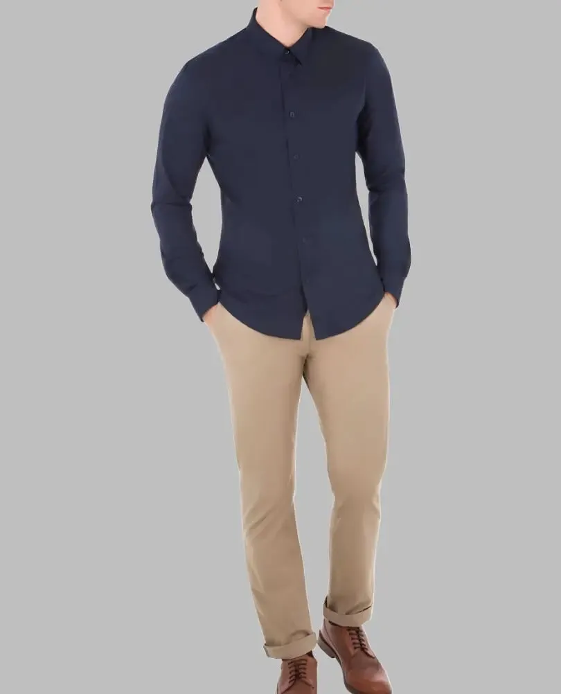 Ben Sherman Slim Stretch Chinos Stone