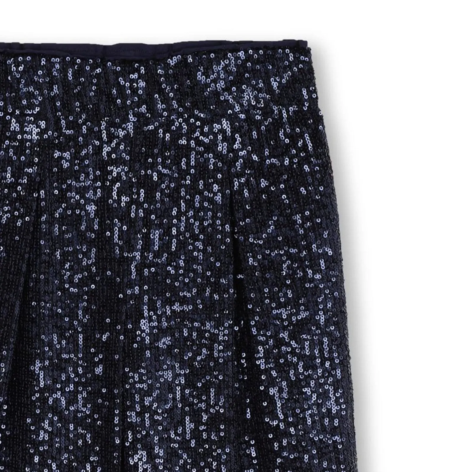 Billieblush Full Sequin Navy Blue Pants