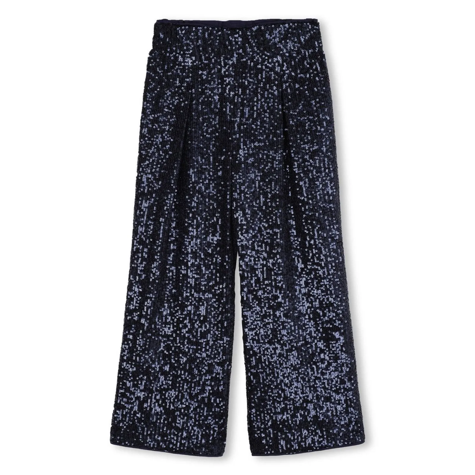 Billieblush Full Sequin Navy Blue Pants