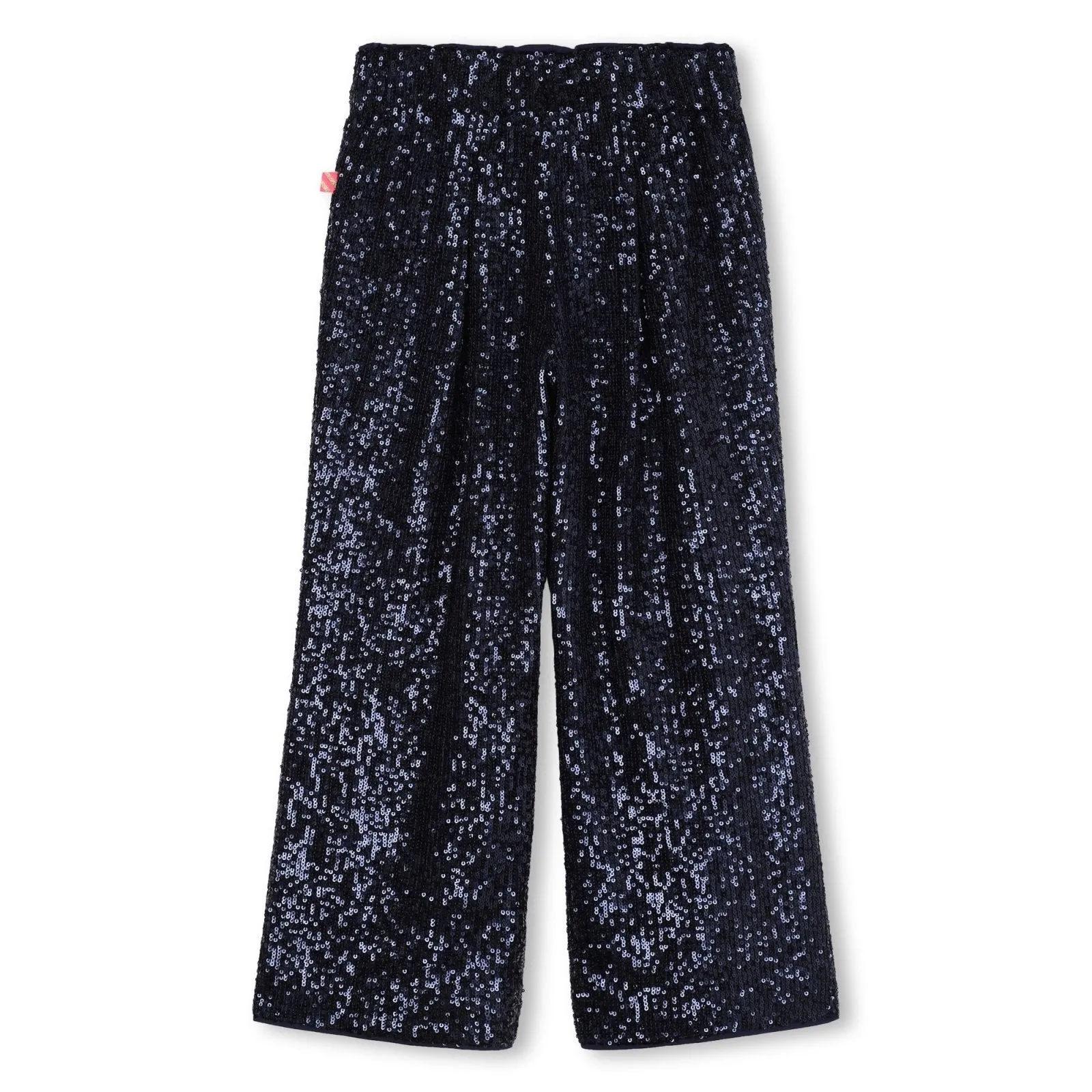 Billieblush Full Sequin Navy Blue Pants