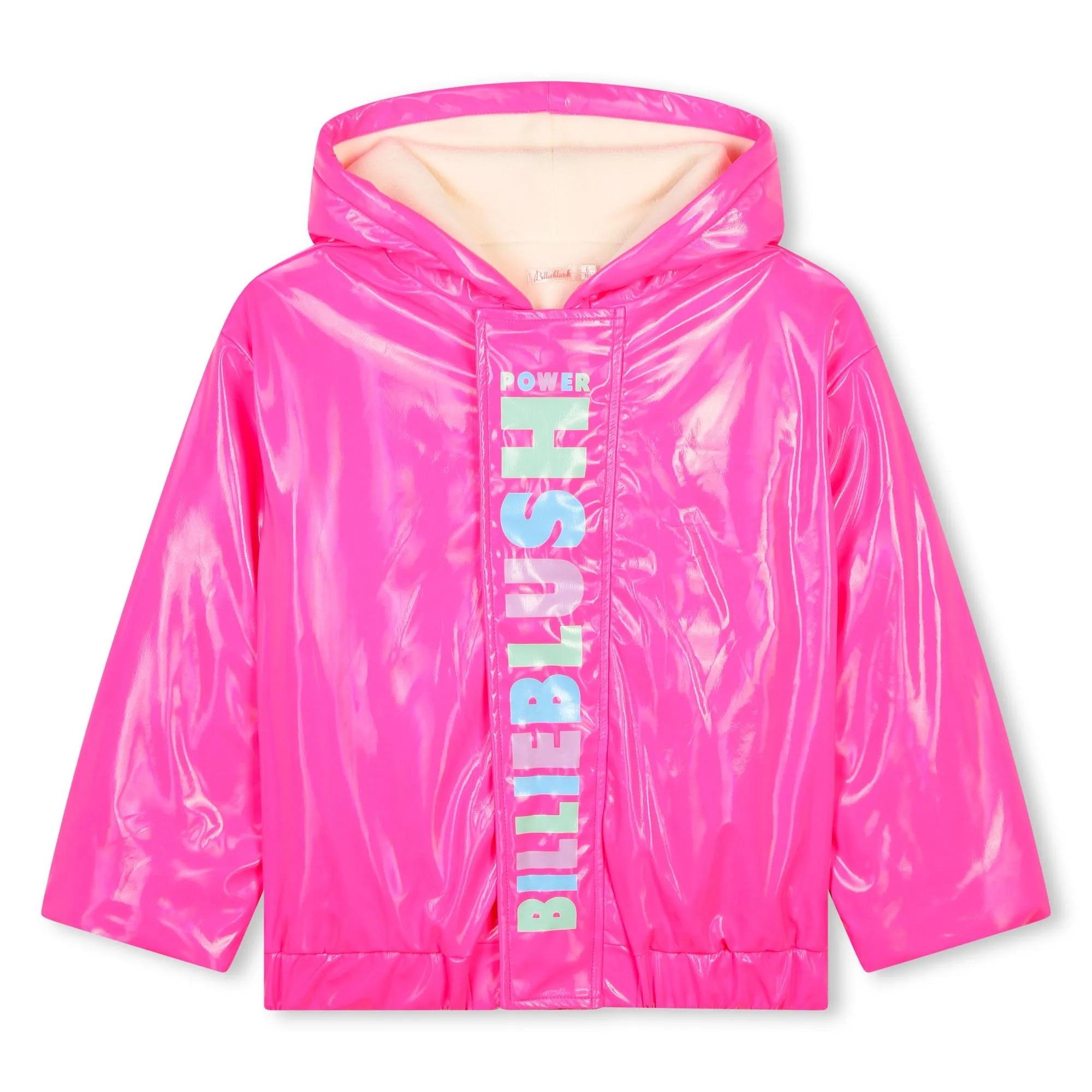 Billieblush Girls Pink Logo Raincoat