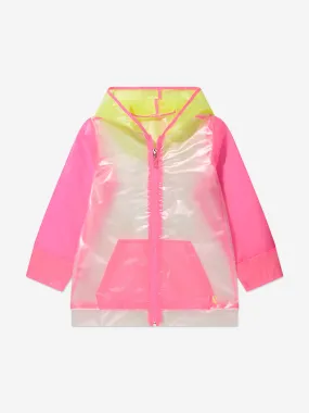 Billieblush Girls Transparent Raincoat in Multicolour