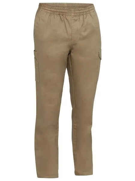 Bisley Stretch Cotton Drill Elastic Waist Cargo Work Pant (BPC6029)