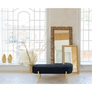 Black Cara Collection Accent Bench