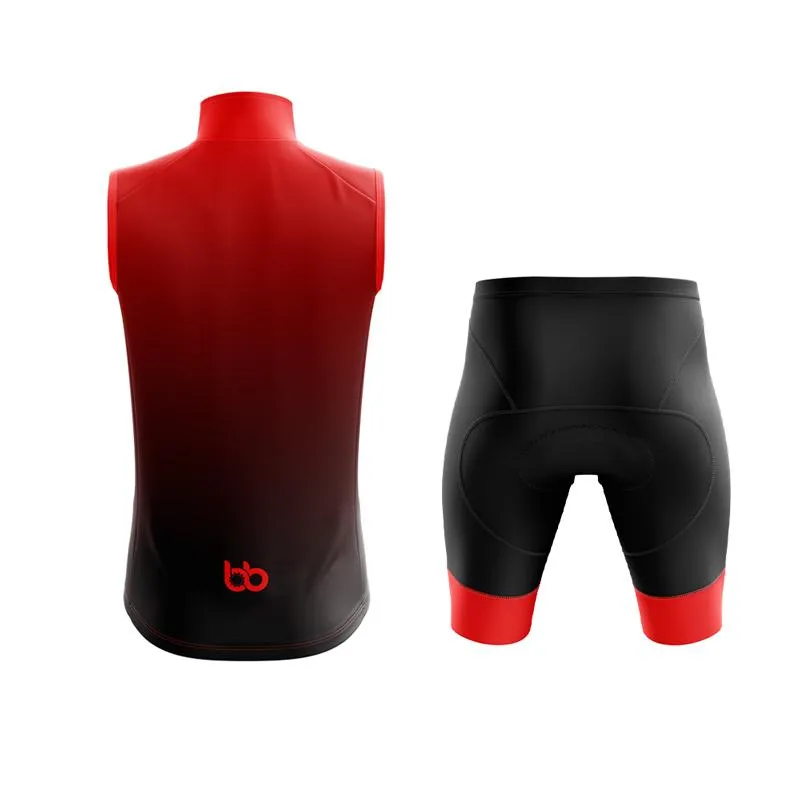 Black to Red Club Cycling Kit