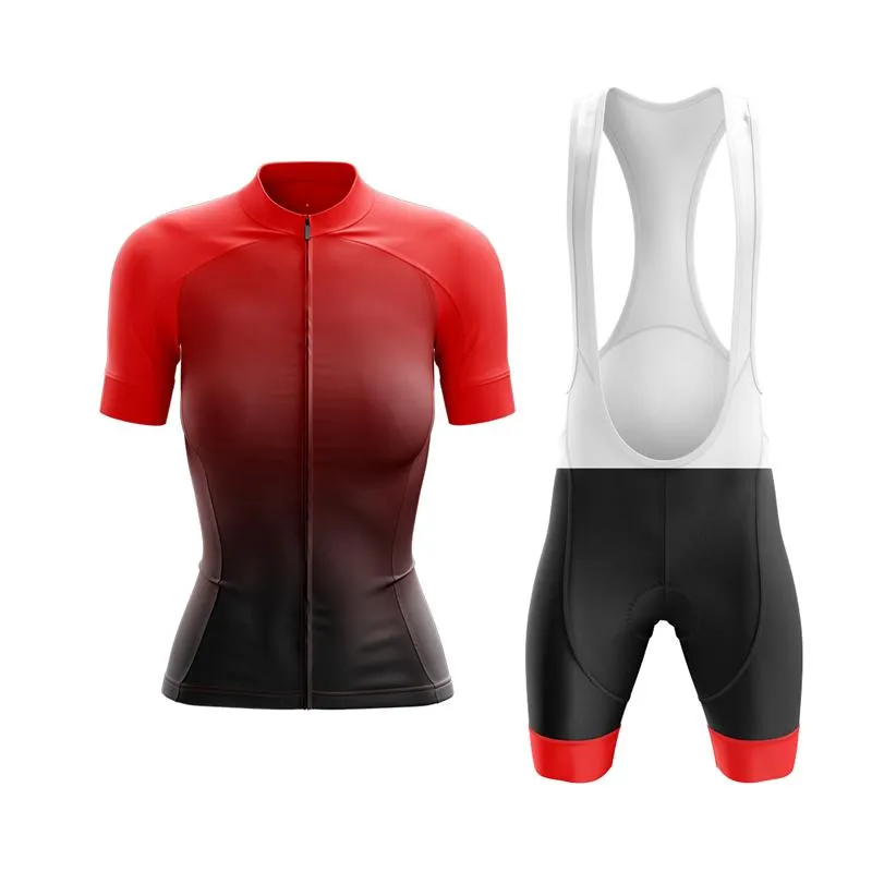 Black to Red Club Cycling Kit