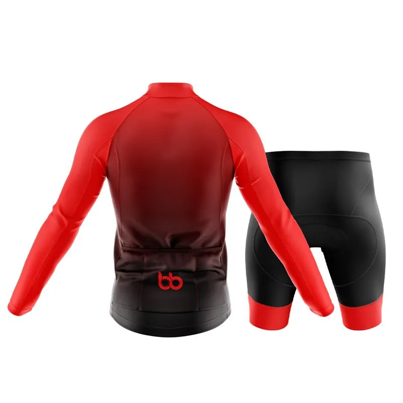 Black to Red Club Cycling Kit