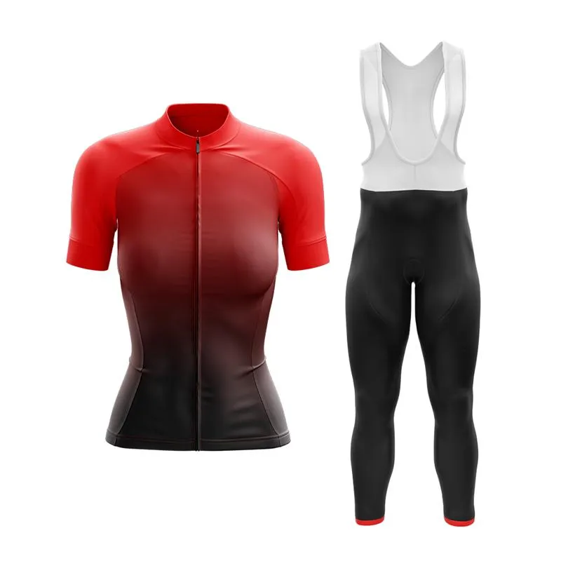 Black to Red Club Cycling Kit