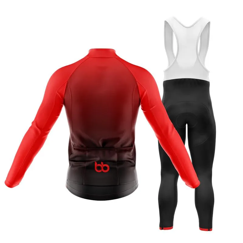 Black to Red Club Cycling Kit