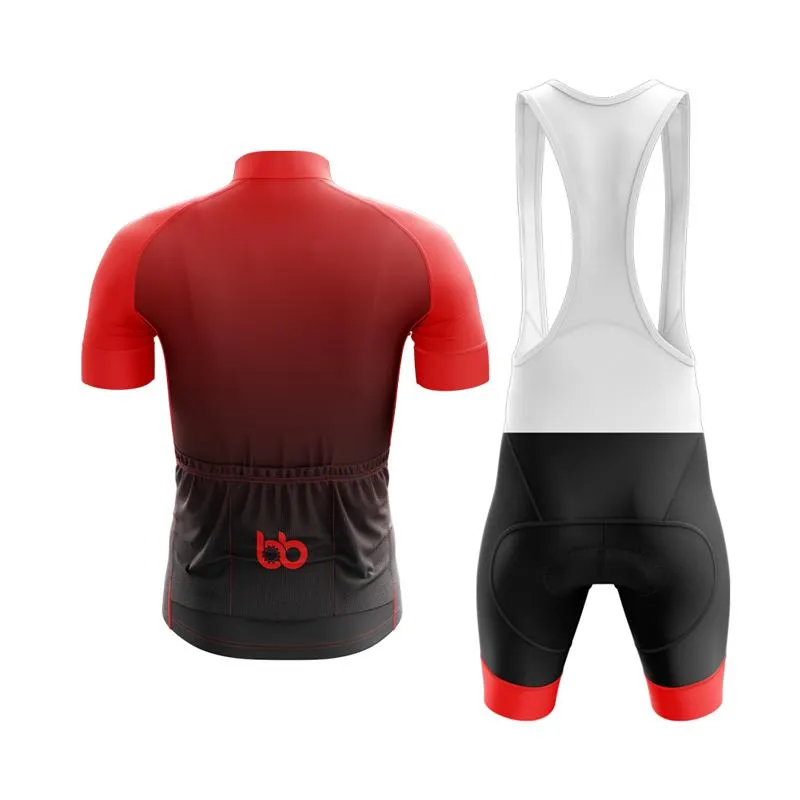 Black to Red Club Cycling Kit