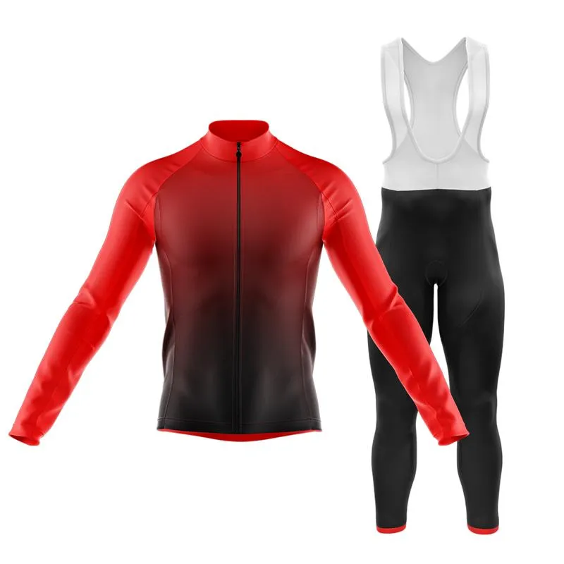 Black to Red Club Cycling Kit