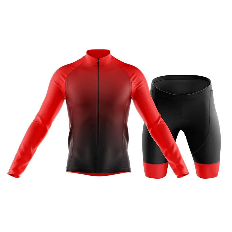 Black to Red Club Cycling Kit