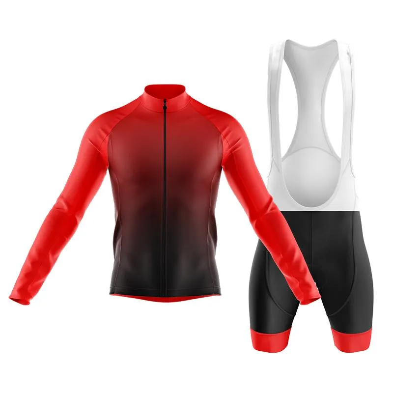 Black to Red Club Cycling Kit