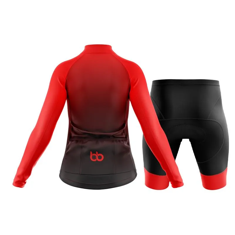 Black to Red Club Cycling Kit