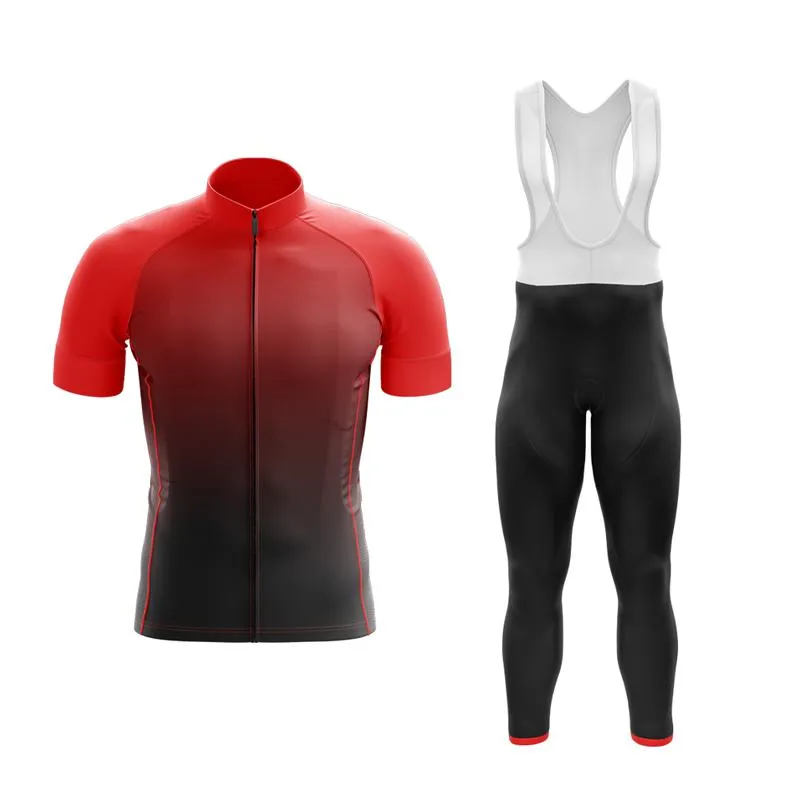 Black to Red Club Cycling Kit