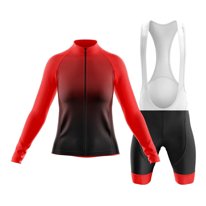 Black to Red Club Cycling Kit