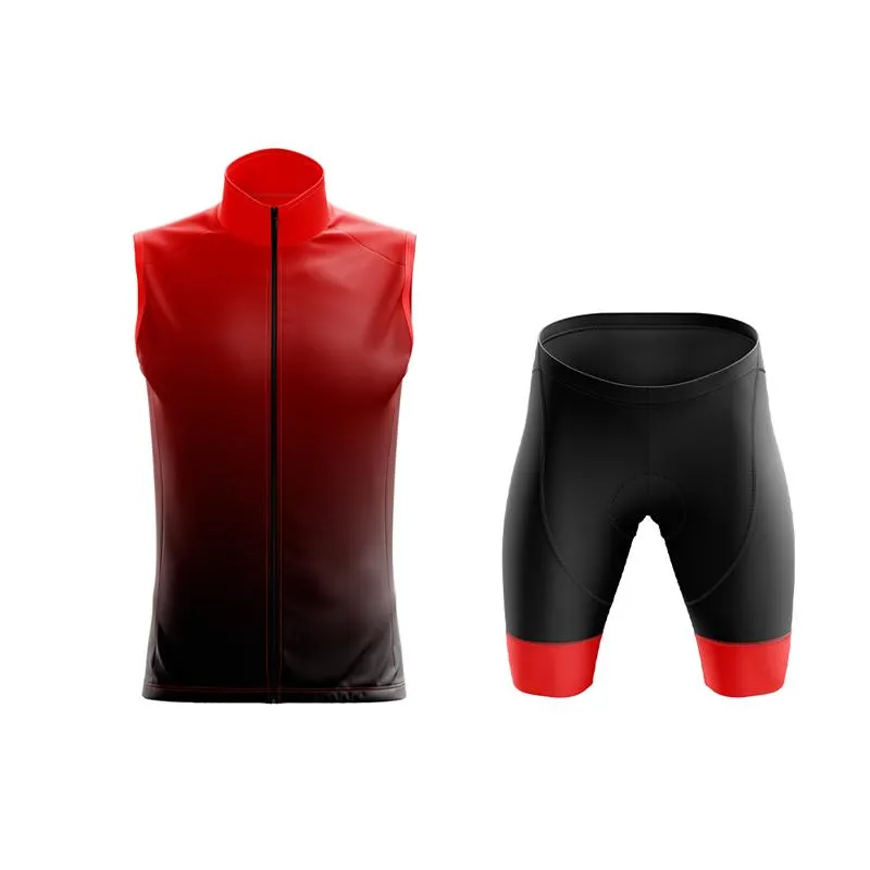 Black to Red Club Cycling Kit