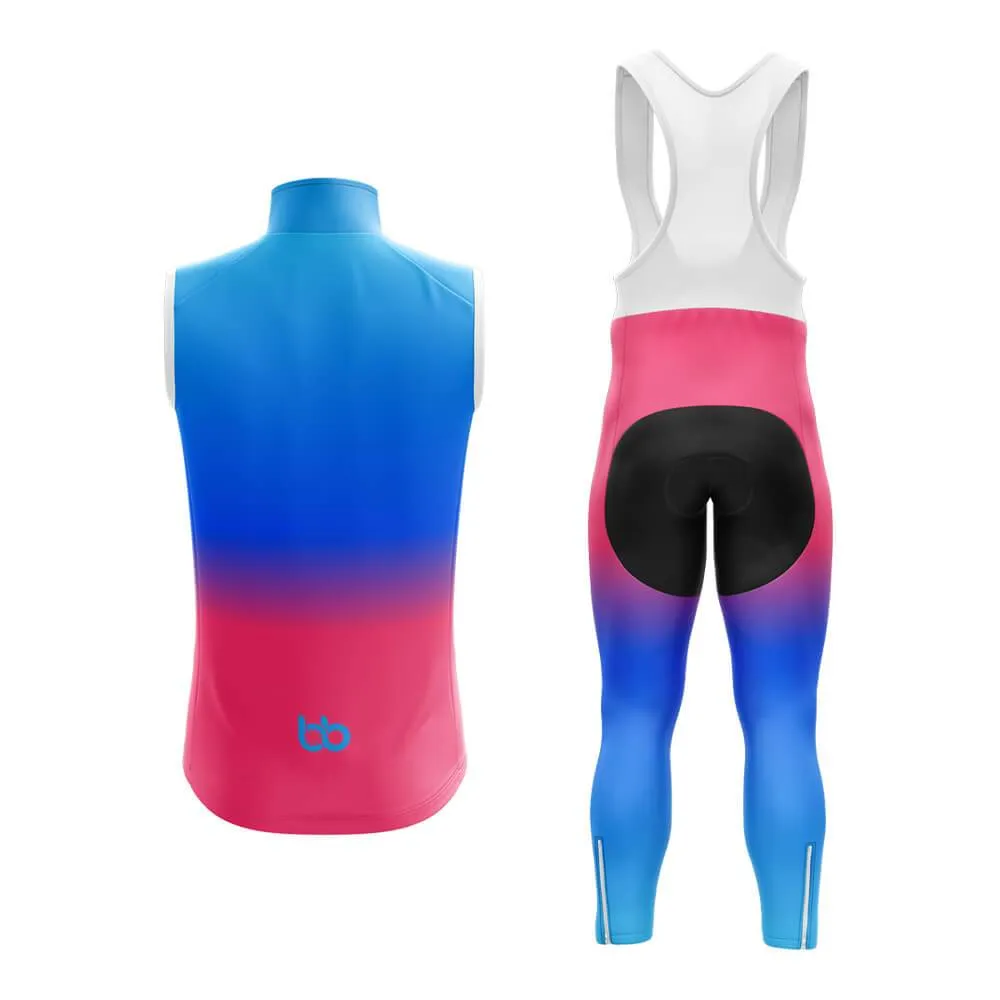 Blue-Pink Gradient Club Cycling Kit