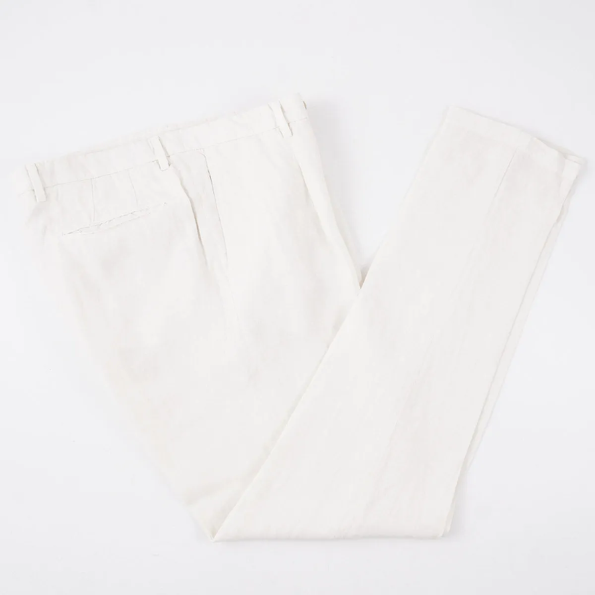 Boglioli Regular-Fit Linen Dress Pants