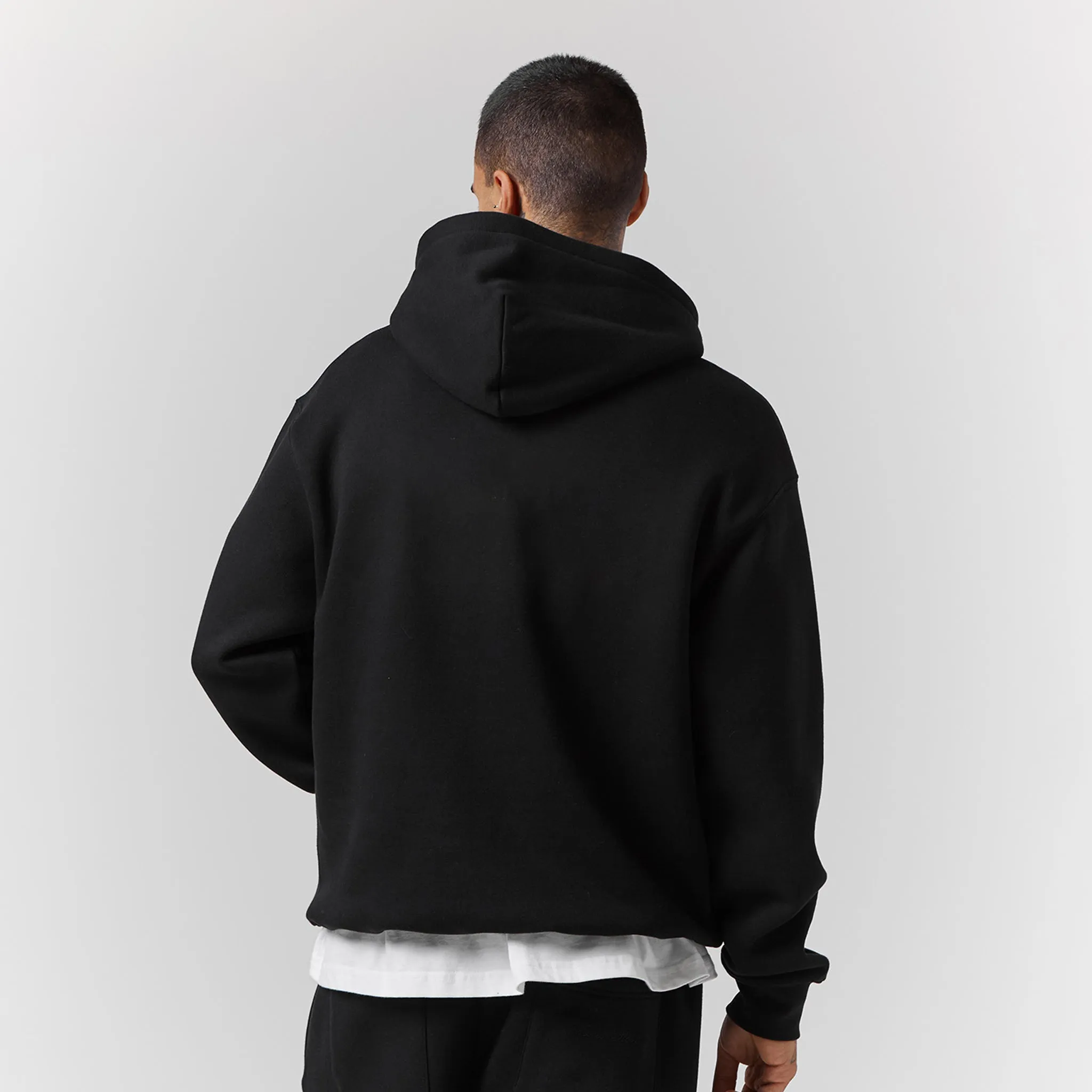 Box Fit Hoodie | Black