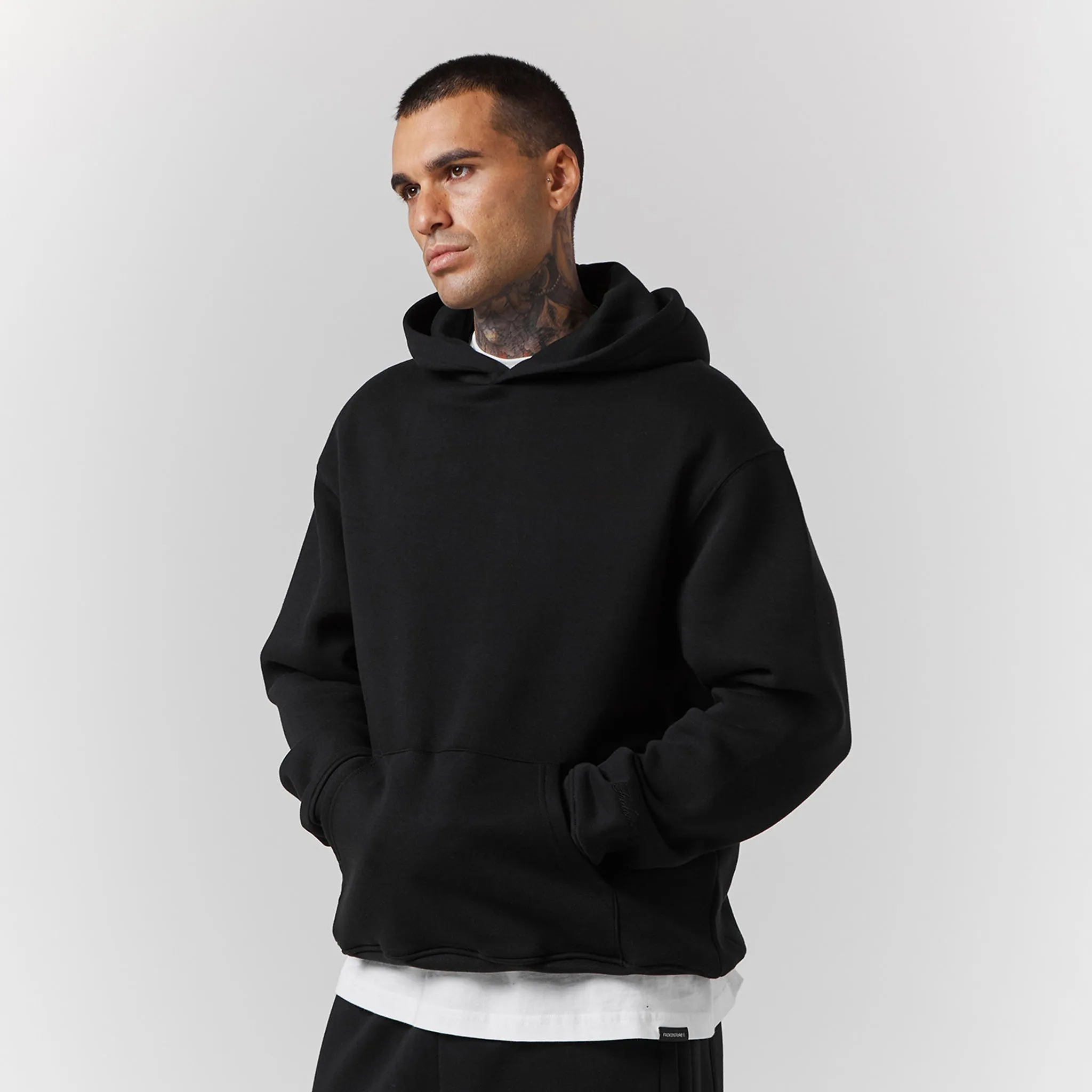 Box Fit Hoodie | Black