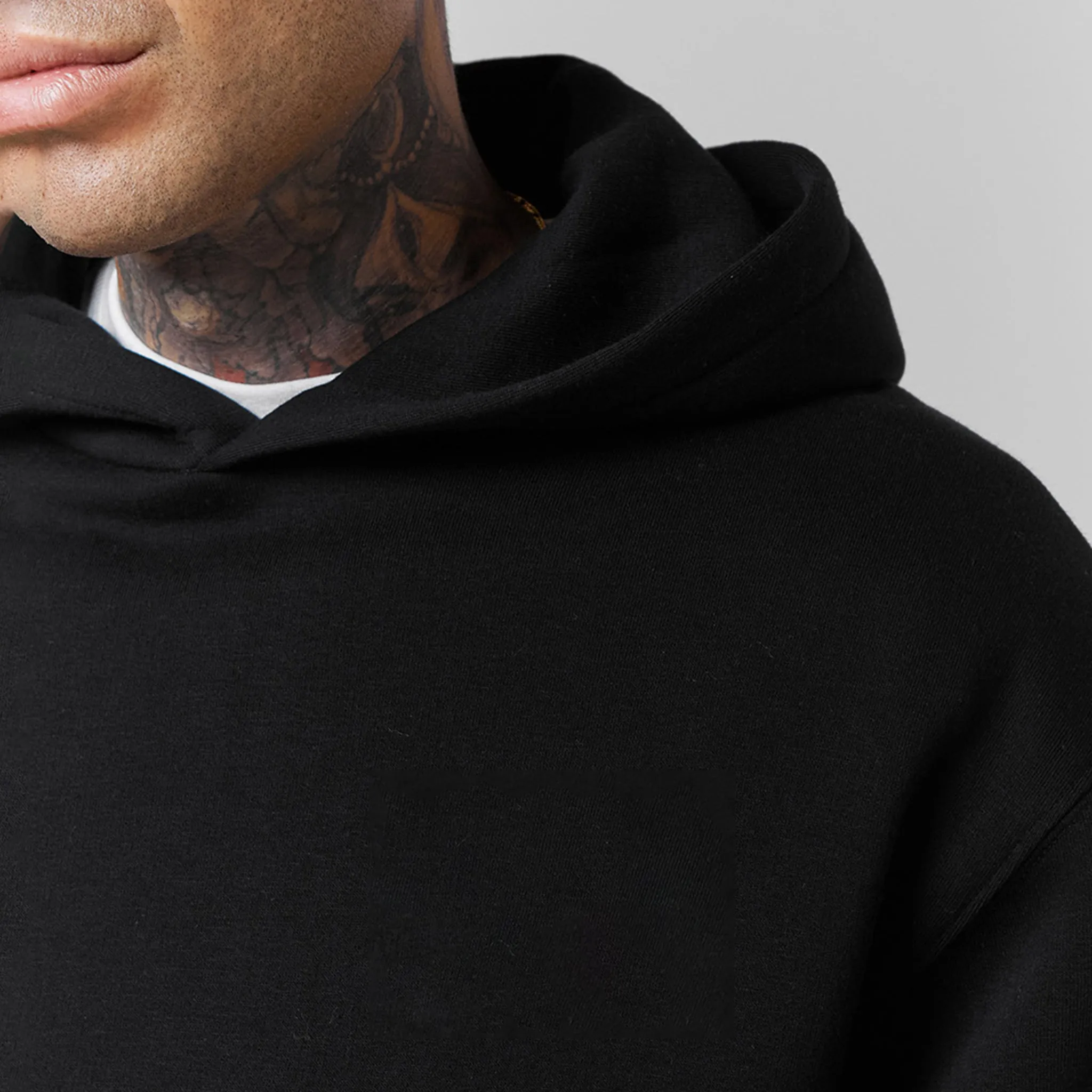 Box Fit Hoodie | Black