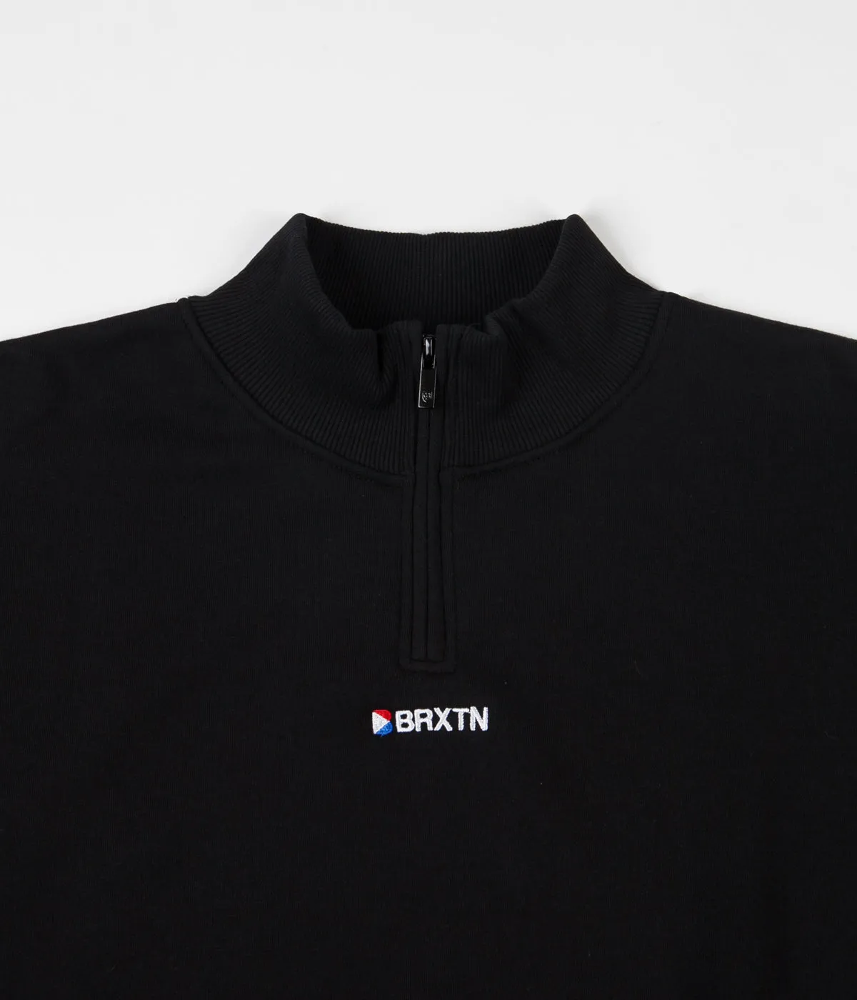 Brixton Stowell 1/2 Zip Sweatshirt - Black