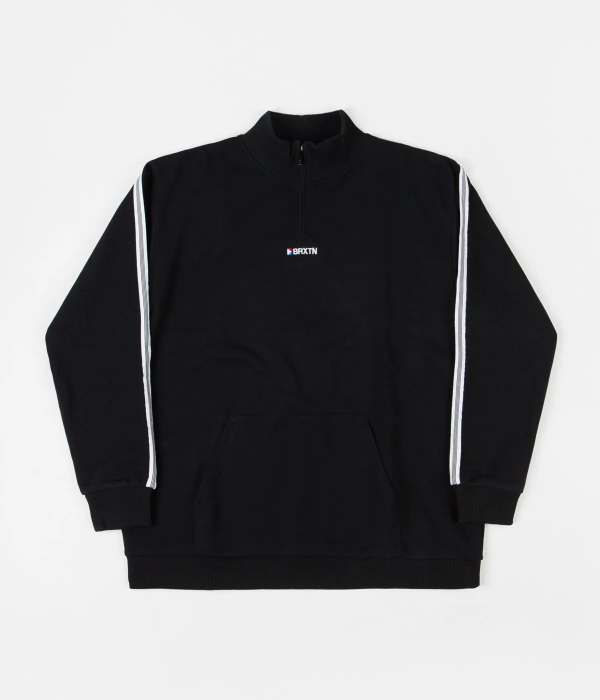 Brixton Stowell 1/2 Zip Sweatshirt - Black