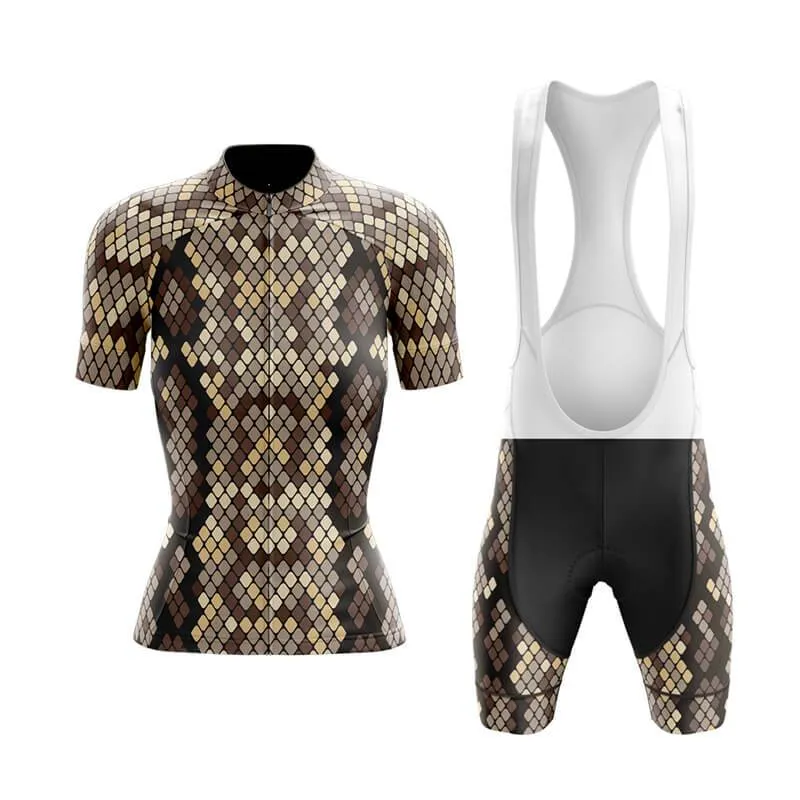 Brown Snake Skin Club Cycling Kit