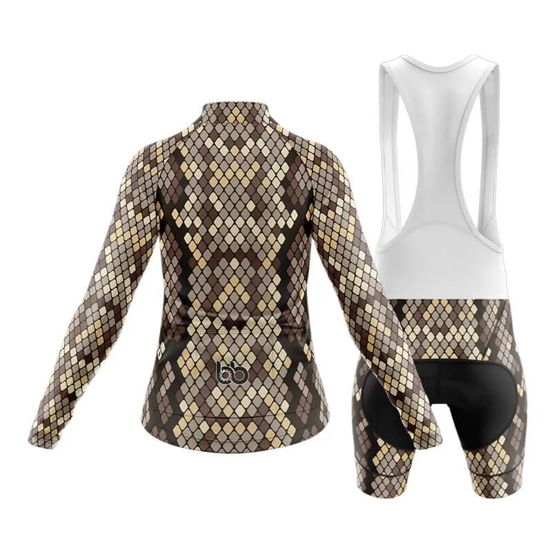 Brown Snake Skin Club Cycling Kit