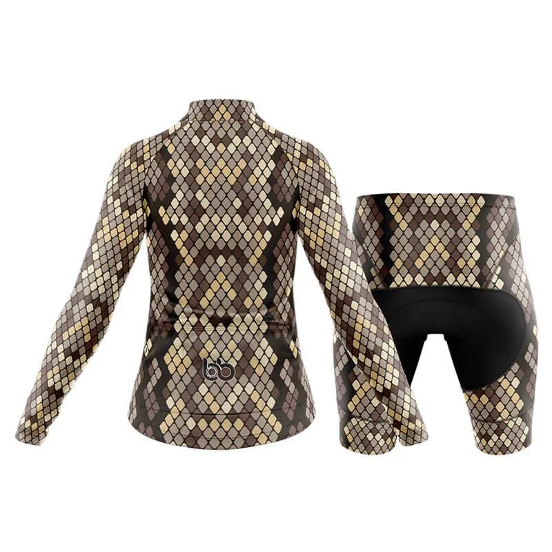 Brown Snake Skin Club Cycling Kit