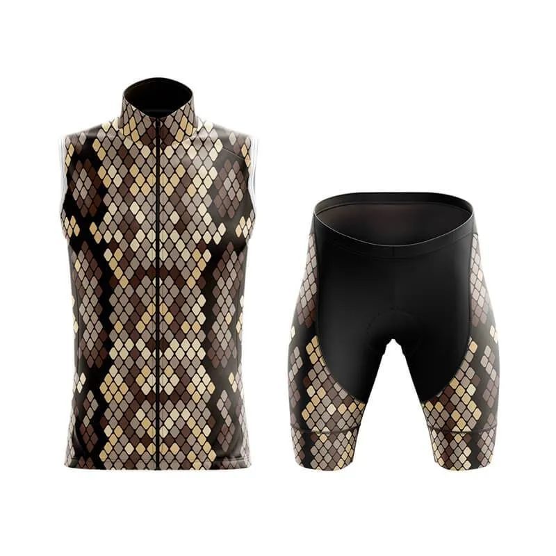 Brown Snake Skin Club Cycling Kit